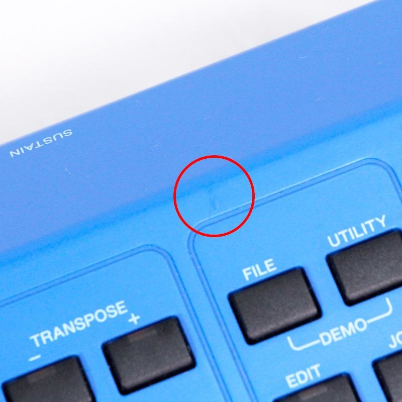 YAMAHA USED 中古 MX61 BU ブルー ※配送事項要ご確認 画像5