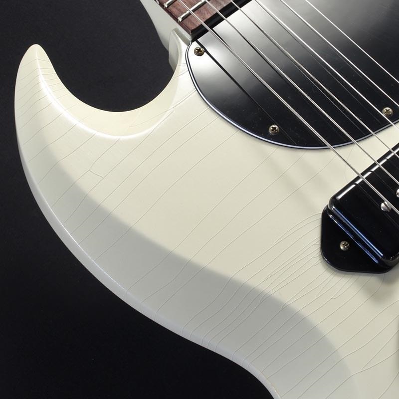 Gibson 【イケベ大阪夏祭りバーゲン！】Murphy Lab 1963 SG Junior Polaris White Lightning Bar Ultra Light Aged #401973 画像4