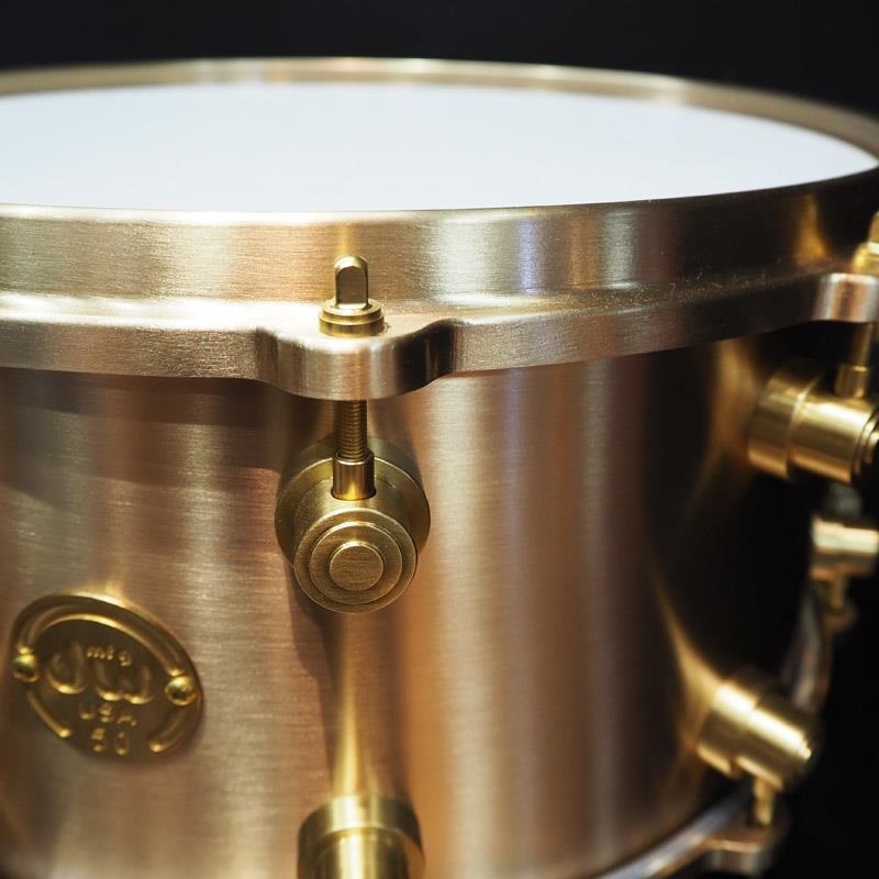 dw USED 中古 MFG True-Cast Snare Drum 14×7 [Sand-Cast，Machined Bell Bronze Shell and Hardware/No.050 of 100/専用ハードケース付属] 画像5