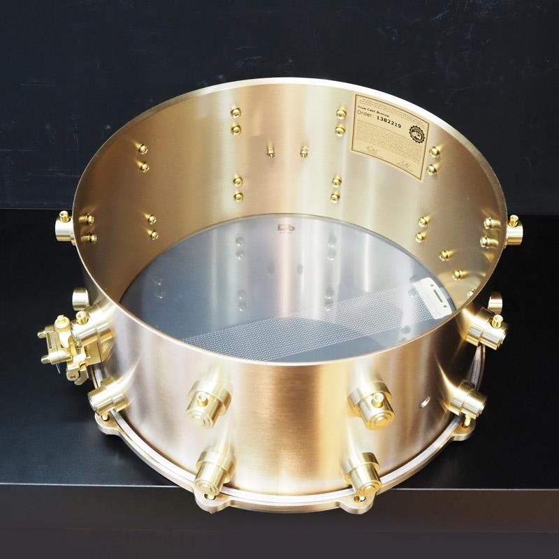dw USED 中古 MFG True-Cast Snare Drum 14×7 [Sand-Cast，Machined Bell Bronze Shell and Hardware/No.050 of 100/専用ハードケース付属] 画像9