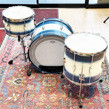C&C CUSTOM DRUMS 【イケベ大阪特売品！】USED 中古 Player Date I 3pc Set [20BD，16FT，13TT/Classic Blue & Silver Bop Duco] 画像6
