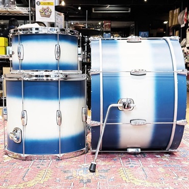 C&C CUSTOM DRUMS 【イケベ大阪特売品！】USED 中古 Player Date I 3pc Set [20BD，16FT，13TT/Classic Blue & Silver Bop Duco] 画像10