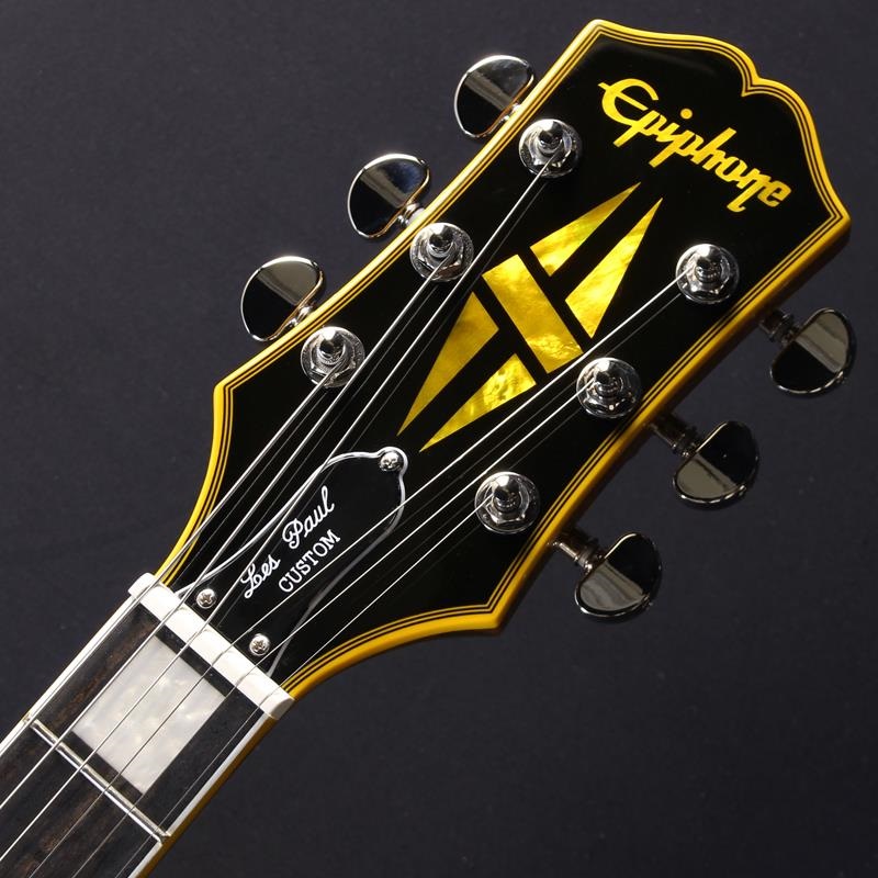 Epiphone Les Paul Custom Widow (Yellow Burst)【Epiphoneピックケースプレゼント】 画像4