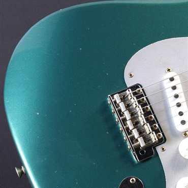 Fender Custom Shop IKEBE 50th Anniversary 1955 Stratocaster Journeyman Relic Metallic Green #R143541 画像6