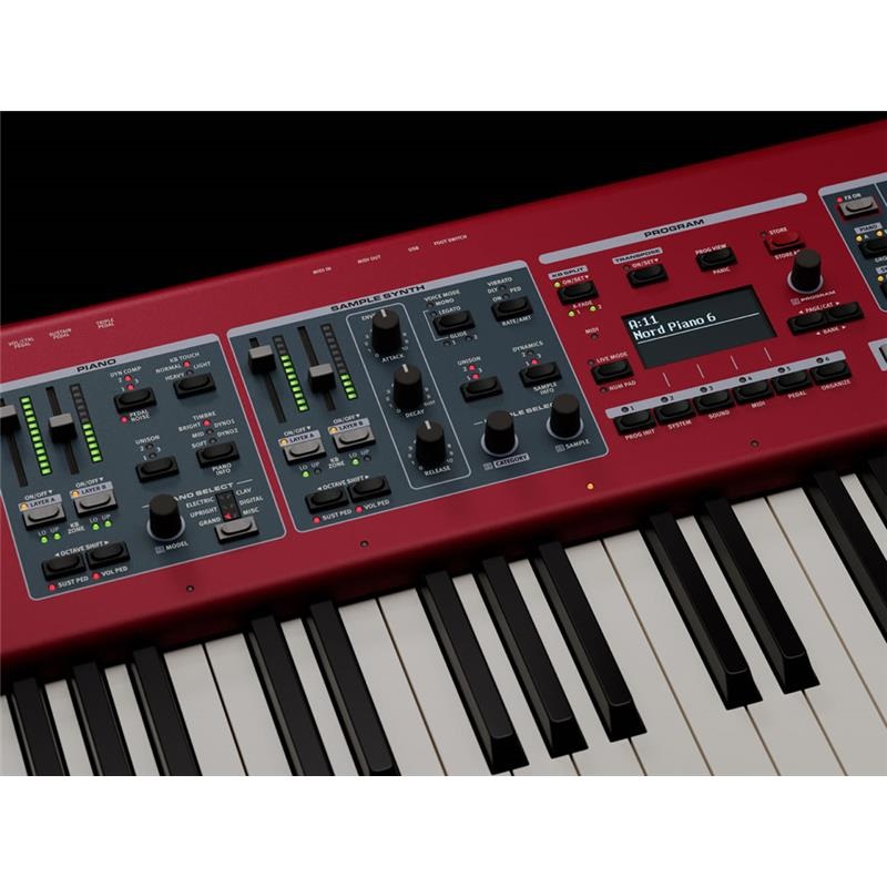 Nord（CLAVIA） Nord Piano 6 88 (ノード)(88鍵)(ステージピアノ)(トリプルセンサー鍵盤)(Nord Piano6)※配送事項要ご確認 画像4