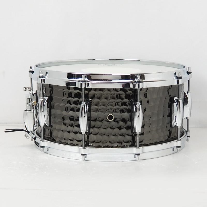 GRETSCH 【創業50周年大決算SALE】S1-6514-BSH [Full Range Snare Drum / Hammered Black Steel 14×6.5]【店頭展示特価品】 画像1