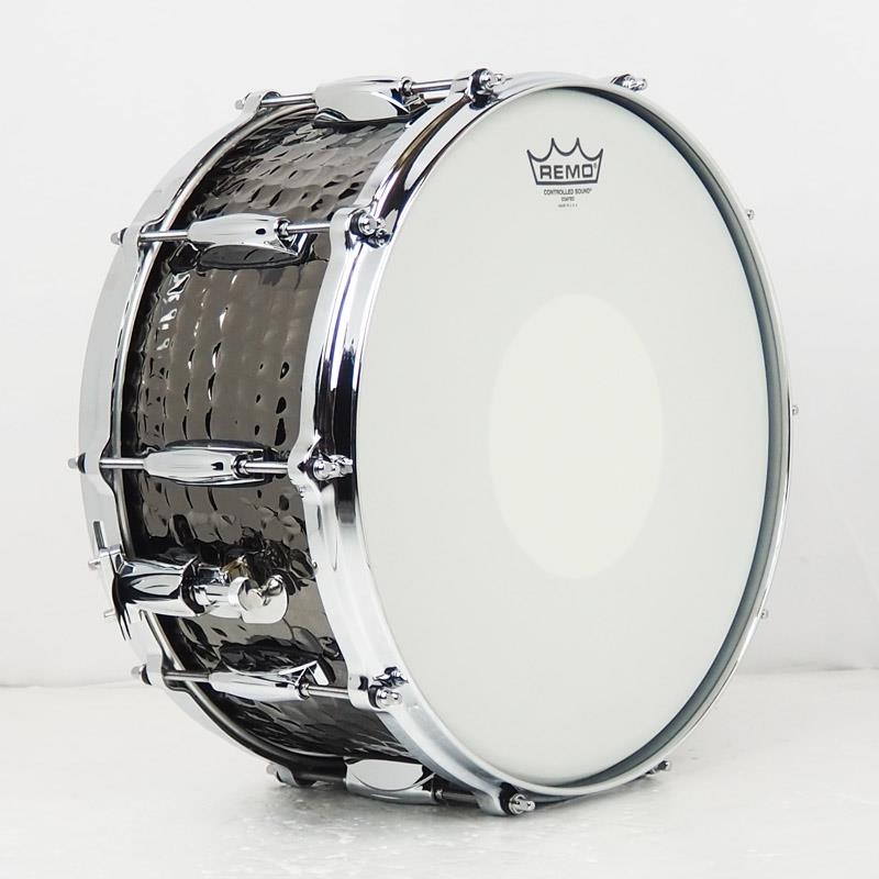 GRETSCH 【創業50周年大決算SALE】S1-6514-BSH [Full Range Snare Drum / Hammered Black Steel 14×6.5]【店頭展示特価品】 画像3