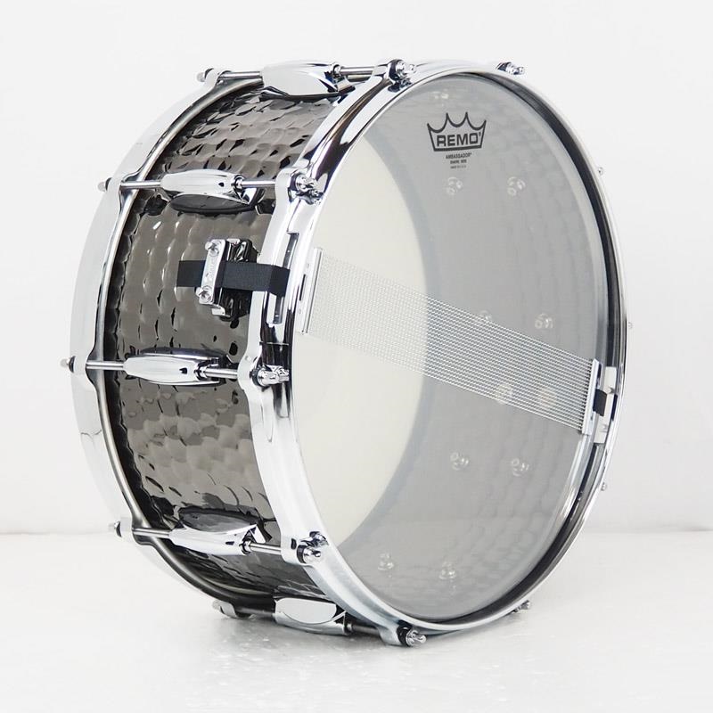 GRETSCH 【創業50周年大決算SALE】S1-6514-BSH [Full Range Snare Drum / Hammered Black Steel 14×6.5]【店頭展示特価品】 画像4