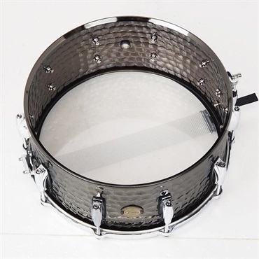 GRETSCH 【創業50周年大決算SALE】S1-6514-BSH [Full Range Snare Drum / Hammered Black Steel 14×6.5]【店頭展示特価品】 画像8