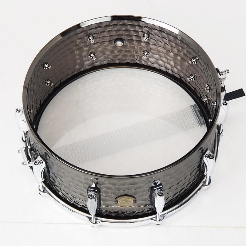 GRETSCH 【創業50周年大決算SALE】S1-6514-BSH [Full Range Snare Drum / Hammered Black Steel 14×6.5]【店頭展示特価品】 画像8