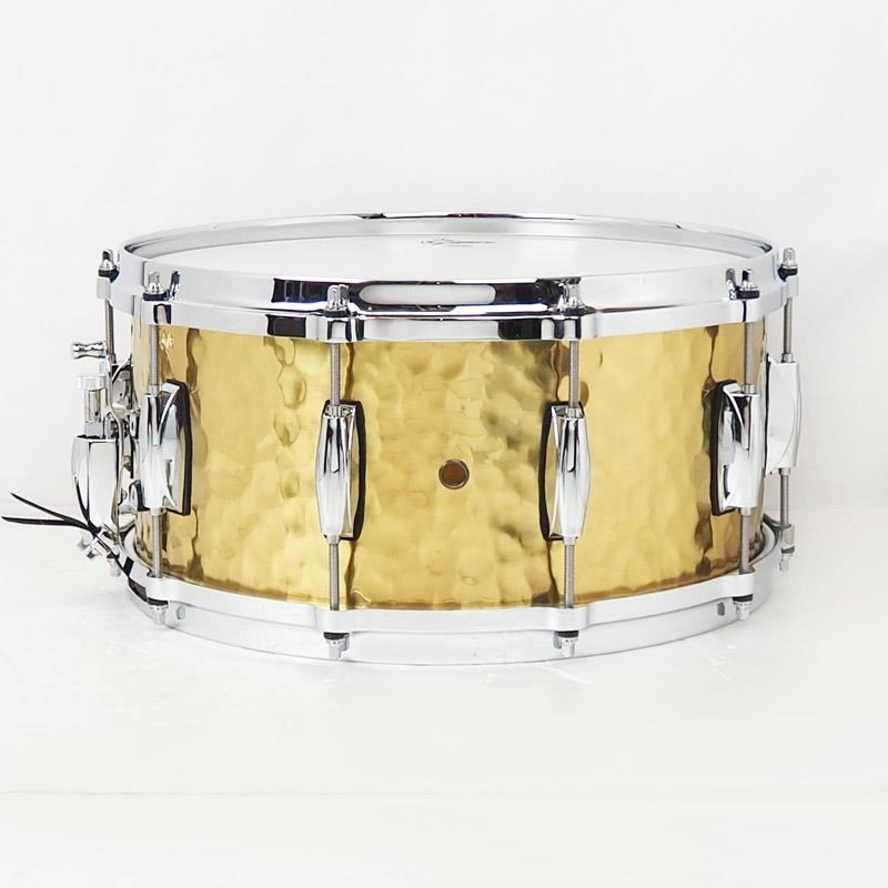 GRETSCH GRETSCH 【創業50周年大決算SALE】S1-6514-BRH [Full Range Snare Drum / Hammered Brass 14×6.5]【店頭展示特価品】 画像1
