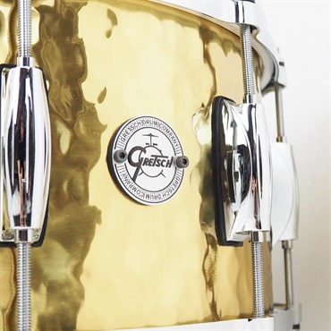 GRETSCH GRETSCH 【創業50周年大決算SALE】S1-6514-BRH [Full Range Snare Drum / Hammered Brass 14×6.5]【店頭展示特価品】 画像2