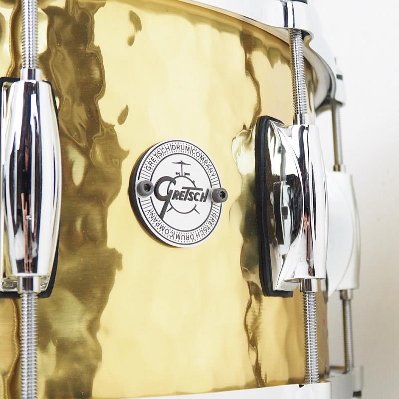 GRETSCH GRETSCH 【創業50周年大決算SALE】S1-6514-BRH [Full Range Snare Drum / Hammered Brass 14×6.5]【店頭展示特価品】 画像2