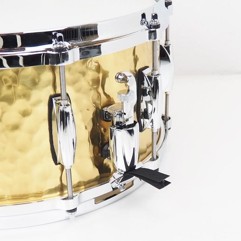 GRETSCH GRETSCH 【創業50周年大決算SALE】S1-6514-BRH [Full Range Snare Drum / Hammered Brass 14×6.5]【店頭展示特価品】 画像5