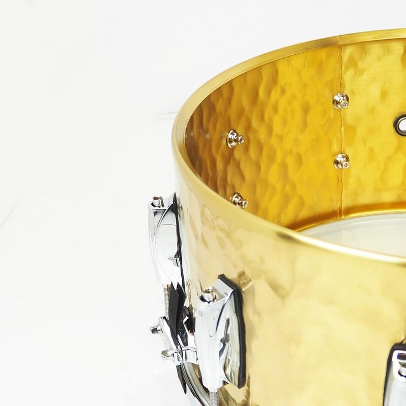 GRETSCH GRETSCH 【創業50周年大決算SALE】S1-6514-BRH [Full Range Snare Drum / Hammered Brass 14×6.5]【店頭展示特価品】 画像9