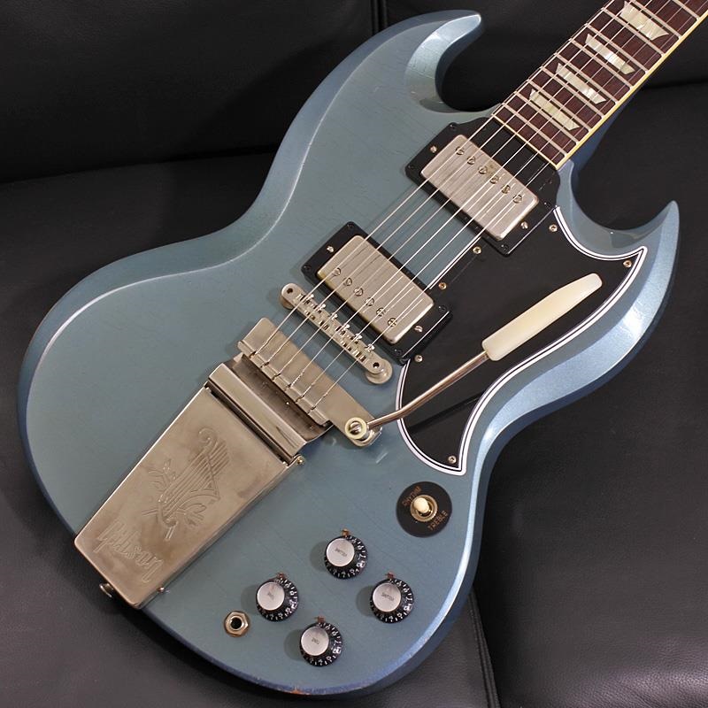 Gibson Murphy Lab 1964 SG Standard Reissue with Maestro Vibrola Light Aged Pelham Blue SN. 501504 画像2