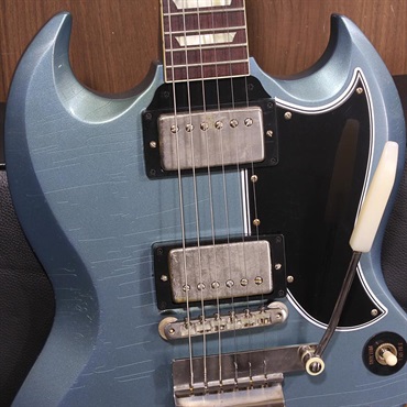 Gibson Murphy Lab 1964 SG Standard Reissue with Maestro Vibrola Light Aged Pelham Blue SN. 501504 画像4