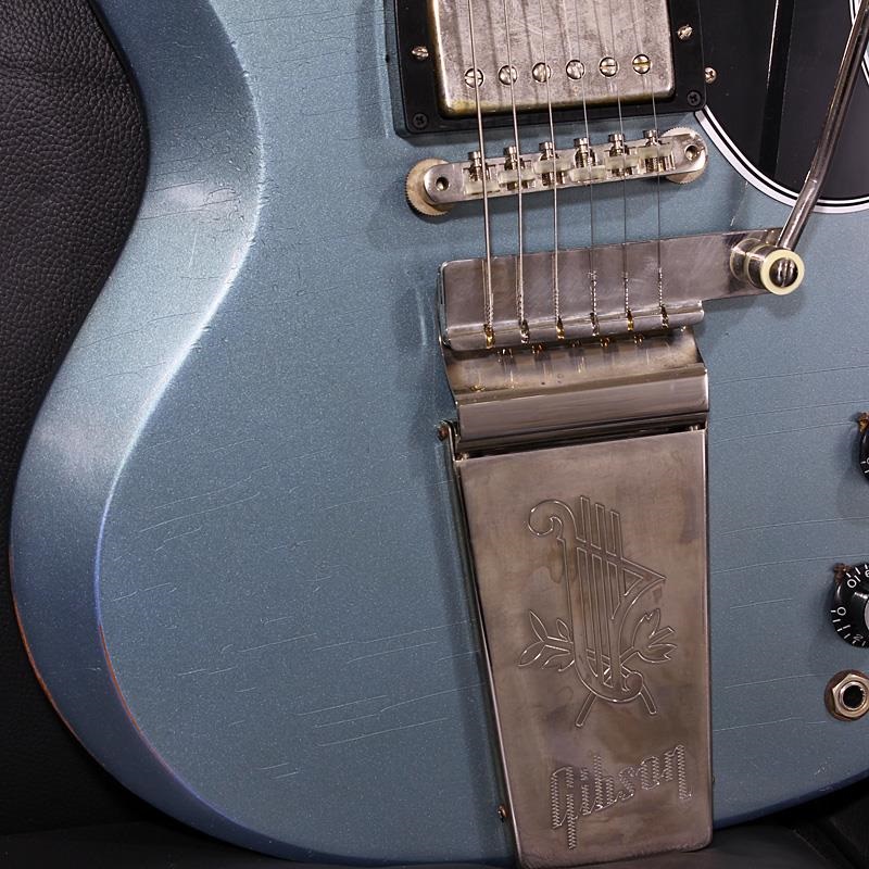 Gibson Murphy Lab 1964 SG Standard Reissue with Maestro Vibrola Light Aged Pelham Blue SN. 501504 画像5