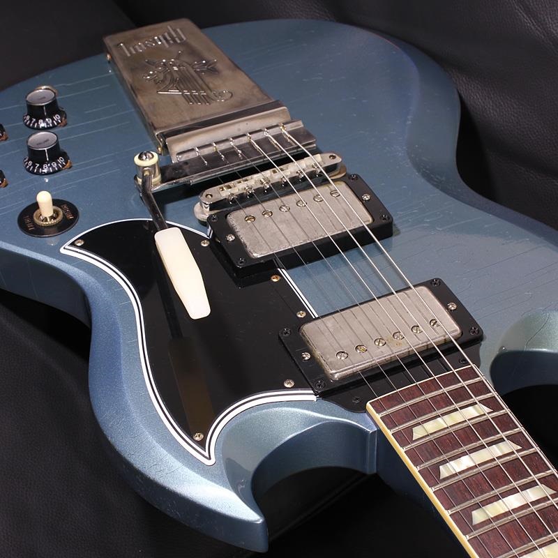 Gibson Murphy Lab 1964 SG Standard Reissue with Maestro Vibrola Light Aged Pelham Blue SN. 501504 画像6