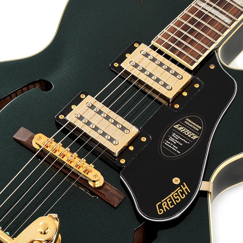 GRETSCH G2420TG Streamliner Hollow Body with Bigsby LTD Broad'Tron BT-3S Pickups (Cadillac Green) 画像3