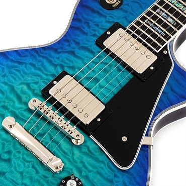 Gibson 1968 Les Paul Custom 7A Quilt Top Gloss (Trans Blue) 【S/N 504988】 画像3