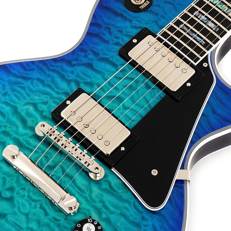 Gibson 1968 Les Paul Custom 7A Quilt Top Gloss (Trans Blue) 【S/N 504988】 画像3