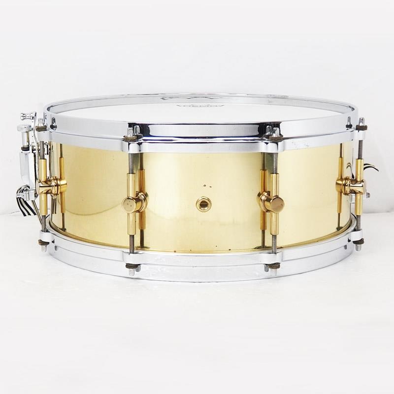 CANOPUS USED 中古 The Brass Snare Drum 14×5.5 画像1