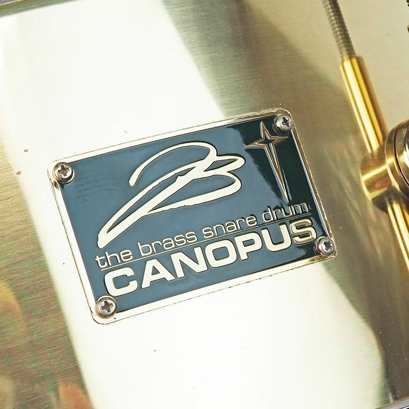 CANOPUS USED 中古 The Brass Snare Drum 14×5.5 画像2