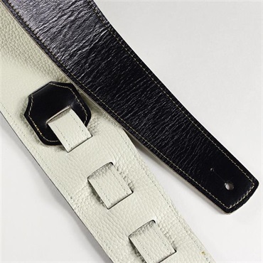 Grande uomo 茶芯レザーストラップ [Black/Cream] 画像1