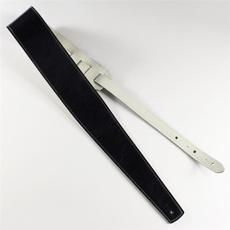 Grande uomo 茶芯レザーストラップ [Black/Cream] 画像3