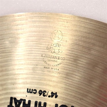 Zildjian USED 中古 1990's K Zildjian Hihat 14'' Pair [1205g/1430g] 画像4