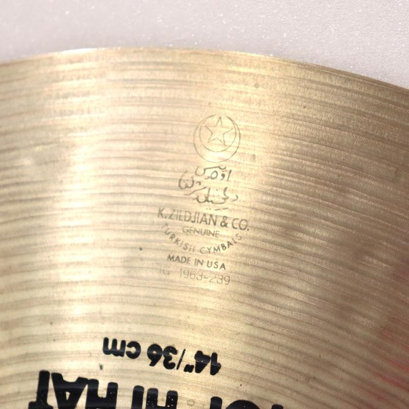 Zildjian USED 中古 1990's K Zildjian Hihat 14'' Pair [1205g/1430g] 画像4