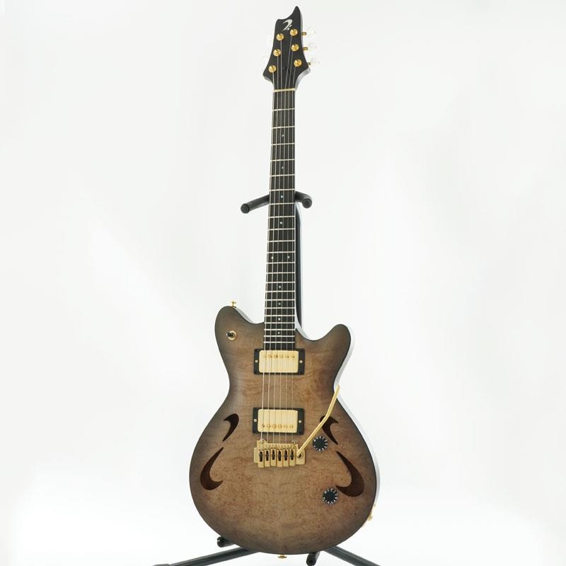T’s Guitars USED 中古 Arc-Hollow VS100N Burl Maple (Charcoal Burst Mat/Ebony)［SN. 051396］ 画像1