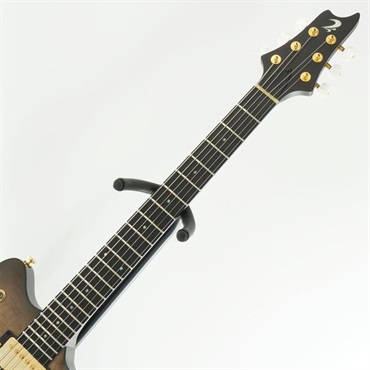T’s Guitars USED 中古 Arc-Hollow VS100N Burl Maple (Charcoal Burst Mat/Ebony)［SN. 051396］ 画像4