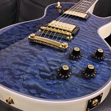 Gibson 1968 Les Paul Custom 5A Quilt Maple Top Gloss Cobalt Trans Blue SN. 502578 画像3
