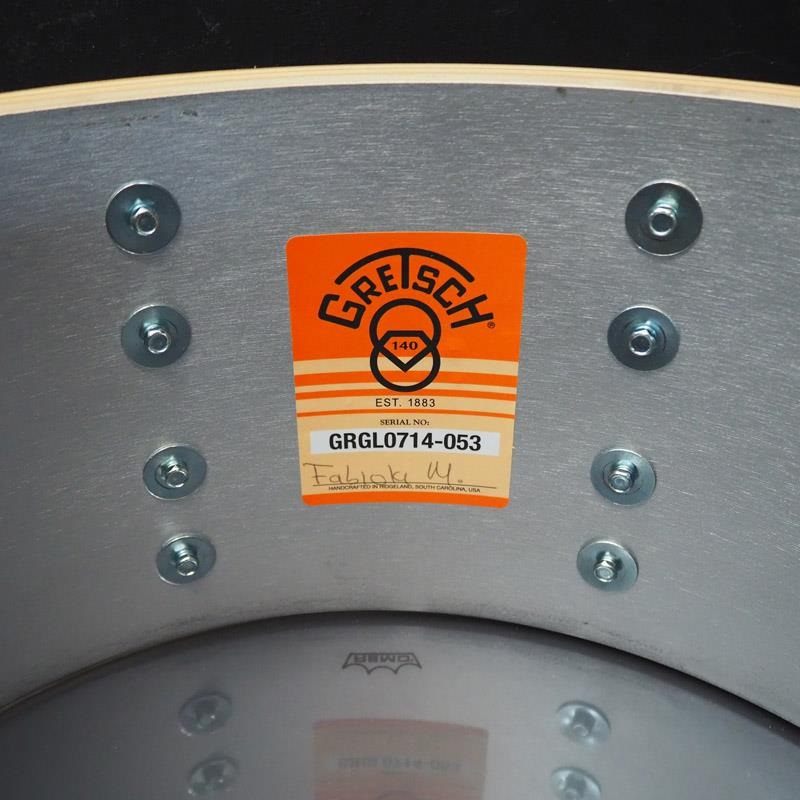 GRETSCH 【史上最大決算セール】GRGL0714S6NK140 [Gretsch 140th.Anniversary Snare Drum 14×7]【認定書欠品特価】 画像9
