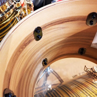 Pearl Masterworks 6pc Drum Kit -Gold Swirl on Black Carbon【イケベ楽器店創業50周年記念モデル】 画像10