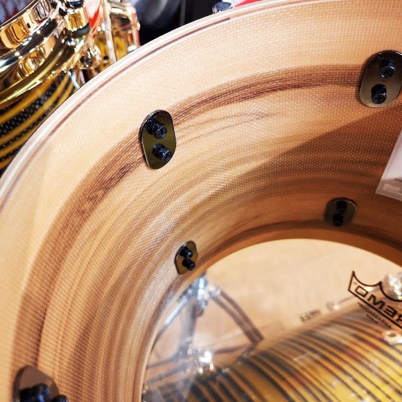 Pearl Masterworks 6pc Drum Kit -Gold Swirl on Black Carbon【イケベ楽器店創業50周年記念モデル】 画像10