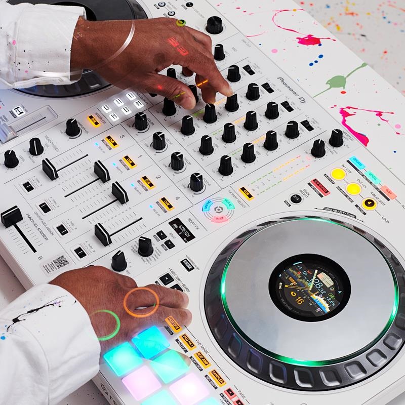 Pioneer DJ DDJ-FLX10-W 【ご購入特典 / PCスタンドプレゼント！】【無償ダウンロード版rekordbox/Serato DJ Pro対応】【パイオニアディージェー】 画像5