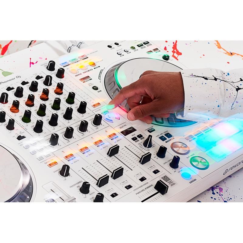 Pioneer DJ DDJ-FLX10-W 【ご購入特典 / PCスタンドプレゼント！】【無償ダウンロード版rekordbox/Serato DJ Pro対応】【パイオニアディージェー】 画像8