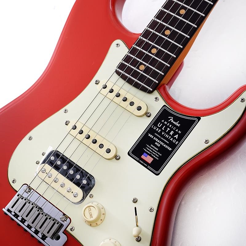 Fender USA American Ultra Luxe Vintage '60s Stratocaster HSS (Fiesta Red/Rosewood) 画像3