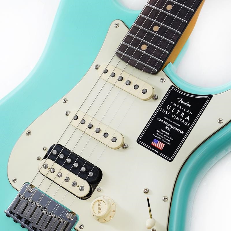 Fender USA American Ultra Luxe Vintage '60s Stratocaster HSS (Sea Foam Green /Rosewood) 画像3