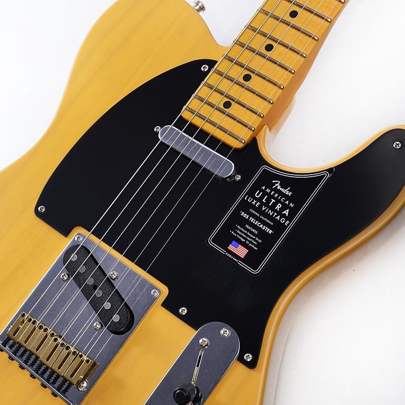 Fender USA American Ultra Luxe Vintage '50s Telecaster (Butterscotch Blonde/Maple) 画像3