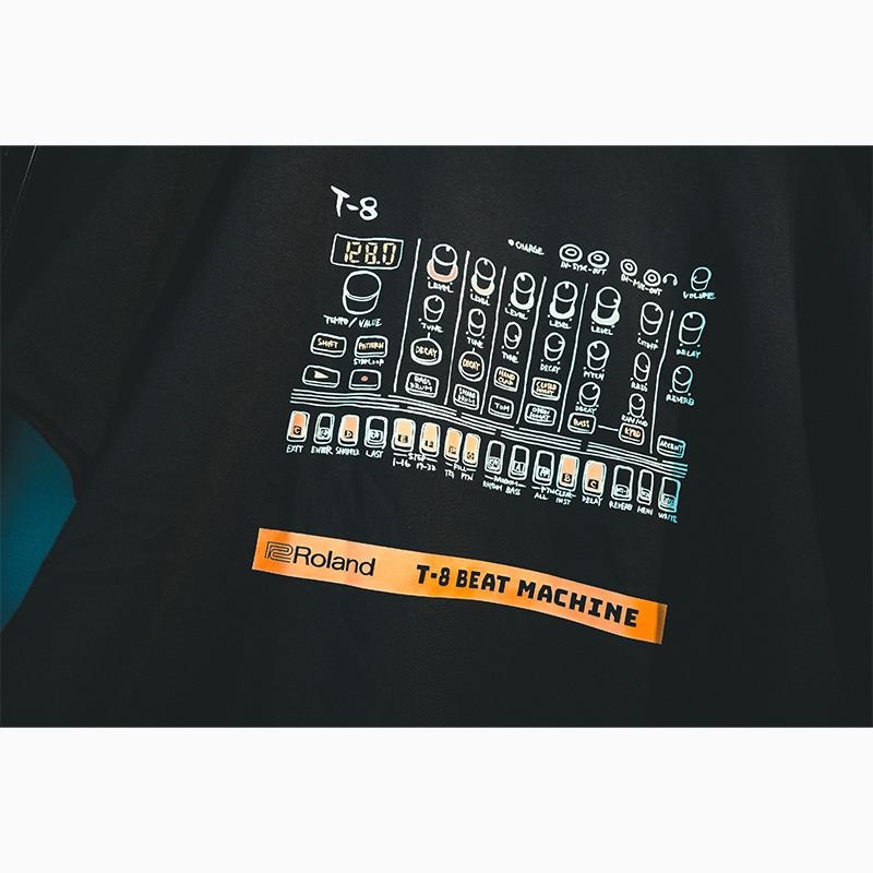 Roland T-8 T-Shirts DesignB Mサイズ (ローランド)(Tシャツ)(T-8デザイン) 画像3