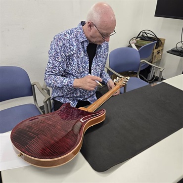 P.R.S. 【Paul Reed Smith氏サイン入り！！】McCarty 594 Hollowbody II 10 Top (Red Tiger) #24 0399132 画像7