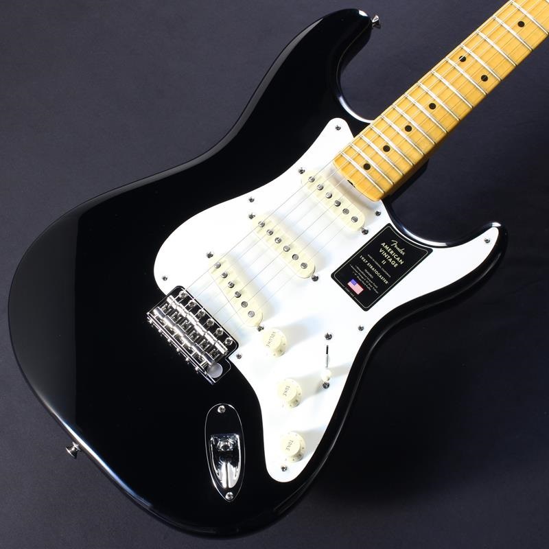 Fender USA American Vintage II 1957 Stratocaster (Black/Maple) #V2556595 画像2