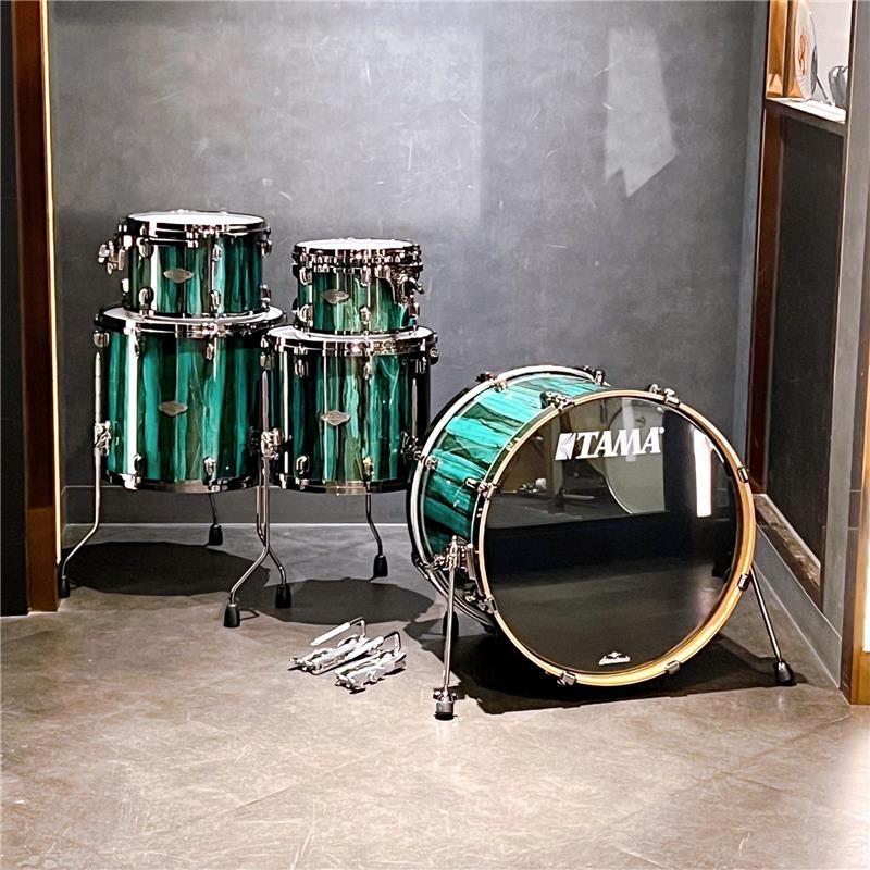 TAMA MBS52RZBNS-GGA [Starclassic Performer 5pcs Kit - Green Grove Aurora Finishes w/Black Nickel Hardware]【限定品】 画像1