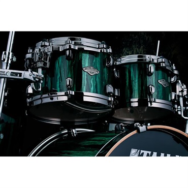 TAMA MBS52RZBNS-GGA [Starclassic Performer 5pcs Kit - Green Grove Aurora Finishes w/Black Nickel Hardware]【限定品】 画像7