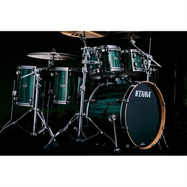 TAMA MBS52RZBNS-GGA [Starclassic Performer 5pcs Kit - Green Grove Aurora Finishes w/Black Nickel Hardware]【限定品】 画像8