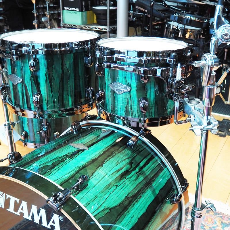 TAMA MBS52RZBNS-GGA [Starclassic Performer 5pcs Kit - Green Grove Aurora Finishes w/Black Nickel Hardware]【限定品店頭入荷！/ドラムマットプレゼント！】】 画像3